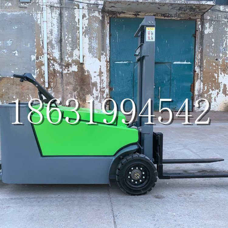 中牟县小型电动叉车1吨2吨步行站驾式电瓶堆高充电装卸车液压升降车铲车
